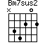 Bm7sus2=N34202_1
