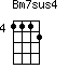 Bm7sus4=1112_4