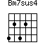 Bm7sus4=4242_1