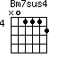 Bm7sus4=N01112_4