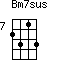 Bm7sus=2313_7