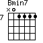 Bmin7=N01111_7