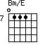 Bm/E=0111_7
