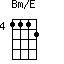 Bm/E=1112_4
