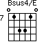 Bsus4/E=013310_7