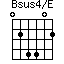 Bsus4/E=024402_1