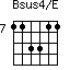Bsus4/E=113311_7