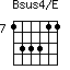 Bsus4/E=133311_7