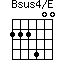Bsus4/E=222400_1