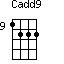 Cadd9=1222_9