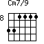 Cm7/9=331111_8
