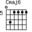 Cmaj6=031111_5