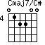 Cmaj7/C#=012200_4