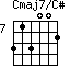 Cmaj7/C#=313002_7