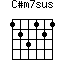 C#m7sus=123121_1