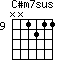 C#m7sus=NN1211_9