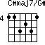 C#maj7/G#=113231_4