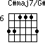 C#maj7/G#=331113_6