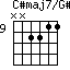 C#maj7/G#=NN2211_9