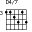 D4/7=112313_3