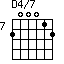 D4/7=200012_7