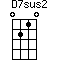 D7sus2=0210_1