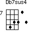 Db7sus4=s43313_7