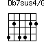 Db7sus4/Gb=424422_1