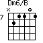 Dm6/B=N21101_7