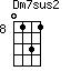 Dm7sus2=0131_8