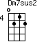 Dm7sus2=0212_4