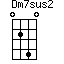 Dm7sus2=0240_1