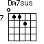 Dm7sus=0112_7