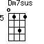 Dm7sus=0131_5
