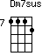 Dm7sus=1112_7