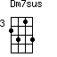 Dm7sus=2313_3