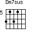 Dm7sus=3131_5