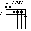 Dm7sus=N01112_7