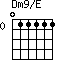 Dm9/E=011111_0