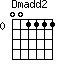 Dmadd2=001111_0