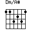 Dm/A#=113231_1