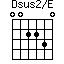 Dsus2/E=002230_1