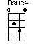 Dsus4=0230_1