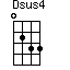 Dsus4=0233_1