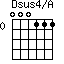 Dsus4/A=000111_0