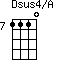 Dsus4/A=1110_7