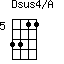 Dsus4/A=3311_5