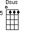 Dsus=0111_5