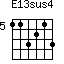 E13sus4=113213_5