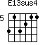 E13sus4=313211_5